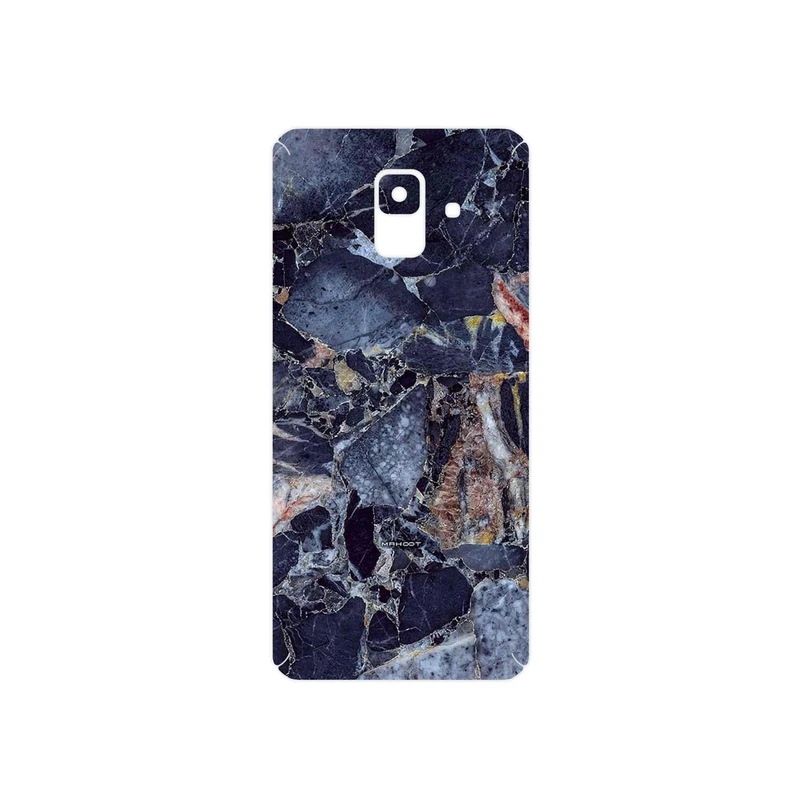 برچسب پوششی ماهوت مدل Broken black marble مناسب برای گوشی موبایل سامسونگ Galaxy A6 2018