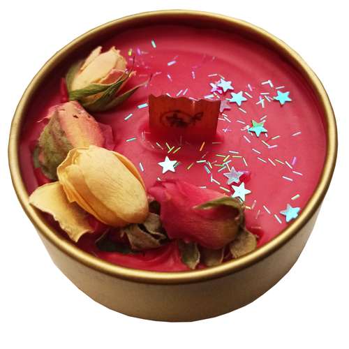 شمع معطر سیلا مدل قوطی آلومینیومی طرح گل رز کد 001