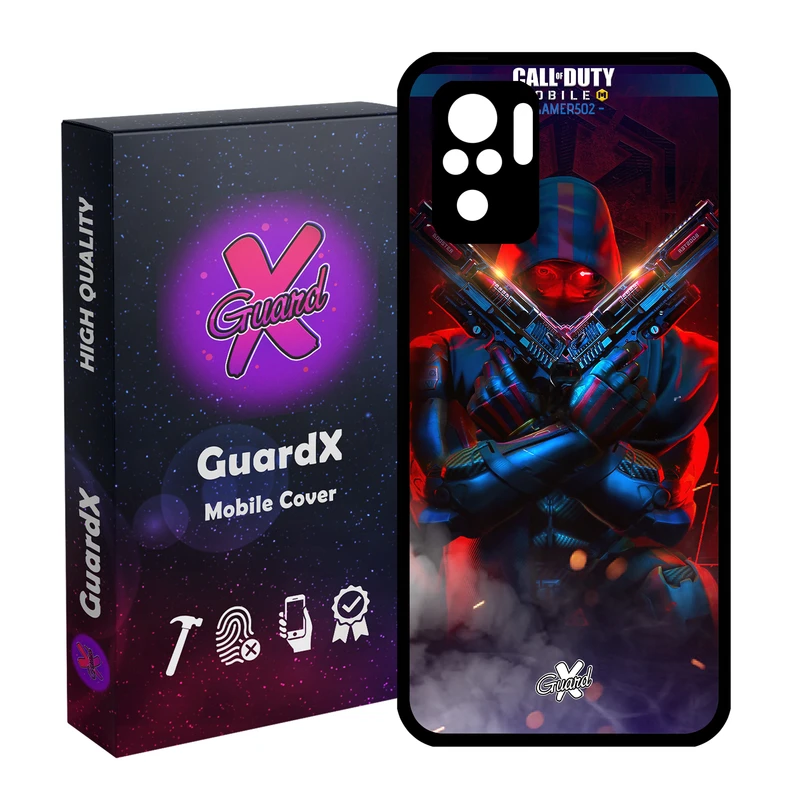 کاور گارد ایکس طرح Call Of Duty مدل Glass10388 مناسب برای گوشی موبایل شیائومی Redmi Note 10 4G / Redmi Note 10S