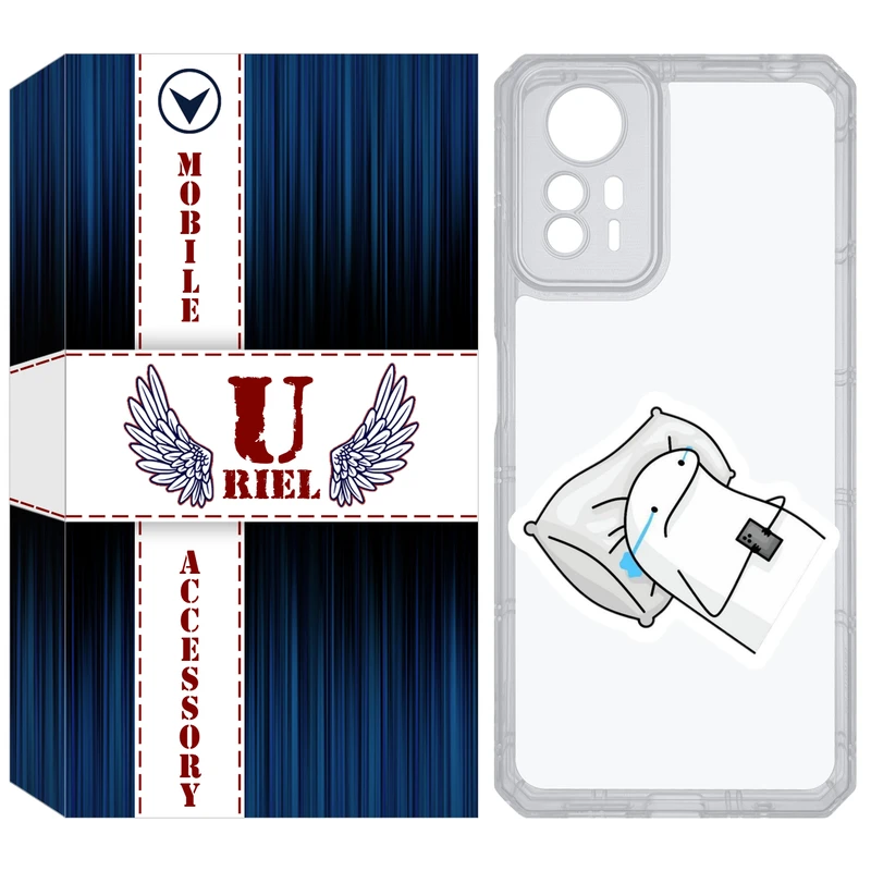 کاور یوریل مدل Clear کد 81 طرح غمگین مناسب برای گوشی موبایل شیائومی Redmi Note 12S