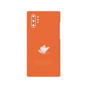 MAHOOT Minimalist origami bird Cover Sticker for Samsung Galaxy Note 10 Plus