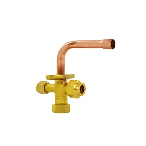 شیر سرویس کولرگازی مدل 3/8 کله کج