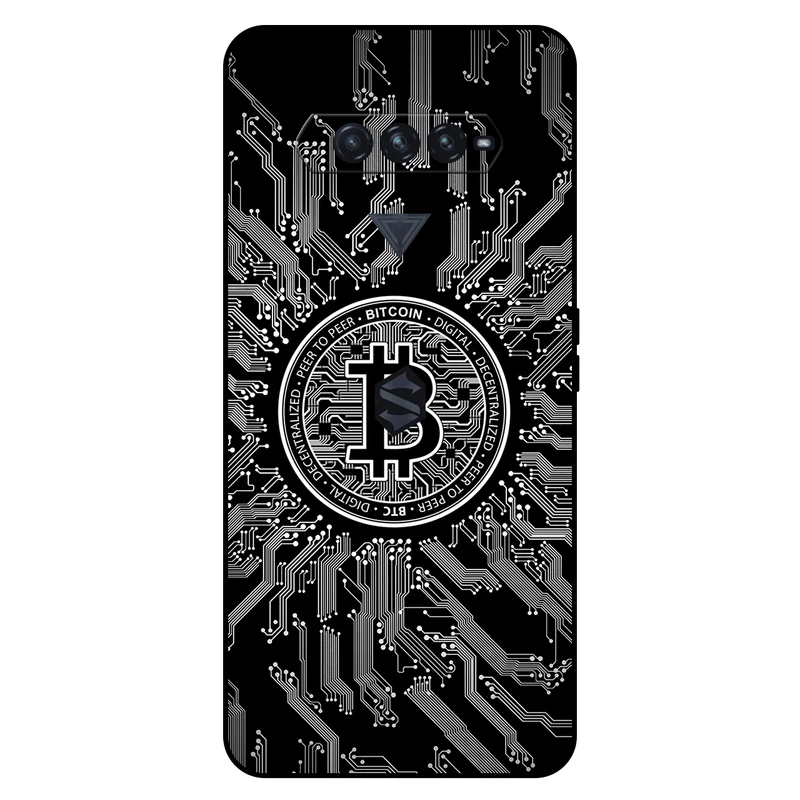 کاور مگافون طرح بیت کوین مدل 7737 مناسب برای گوشی موبایل شیائومی Black Shark 4 / 4 Pro