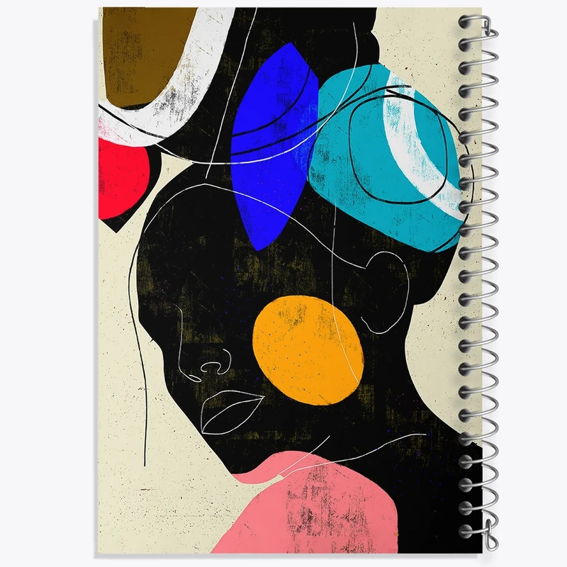 دفتر لیست خرید 50 برگ خندالو طرح دکوراتیو (decorative) کد F31