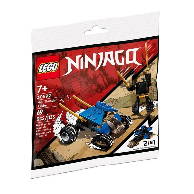 لگو 69 تکه سری Ninjago مدل Mini Thunder Raider کد 30592