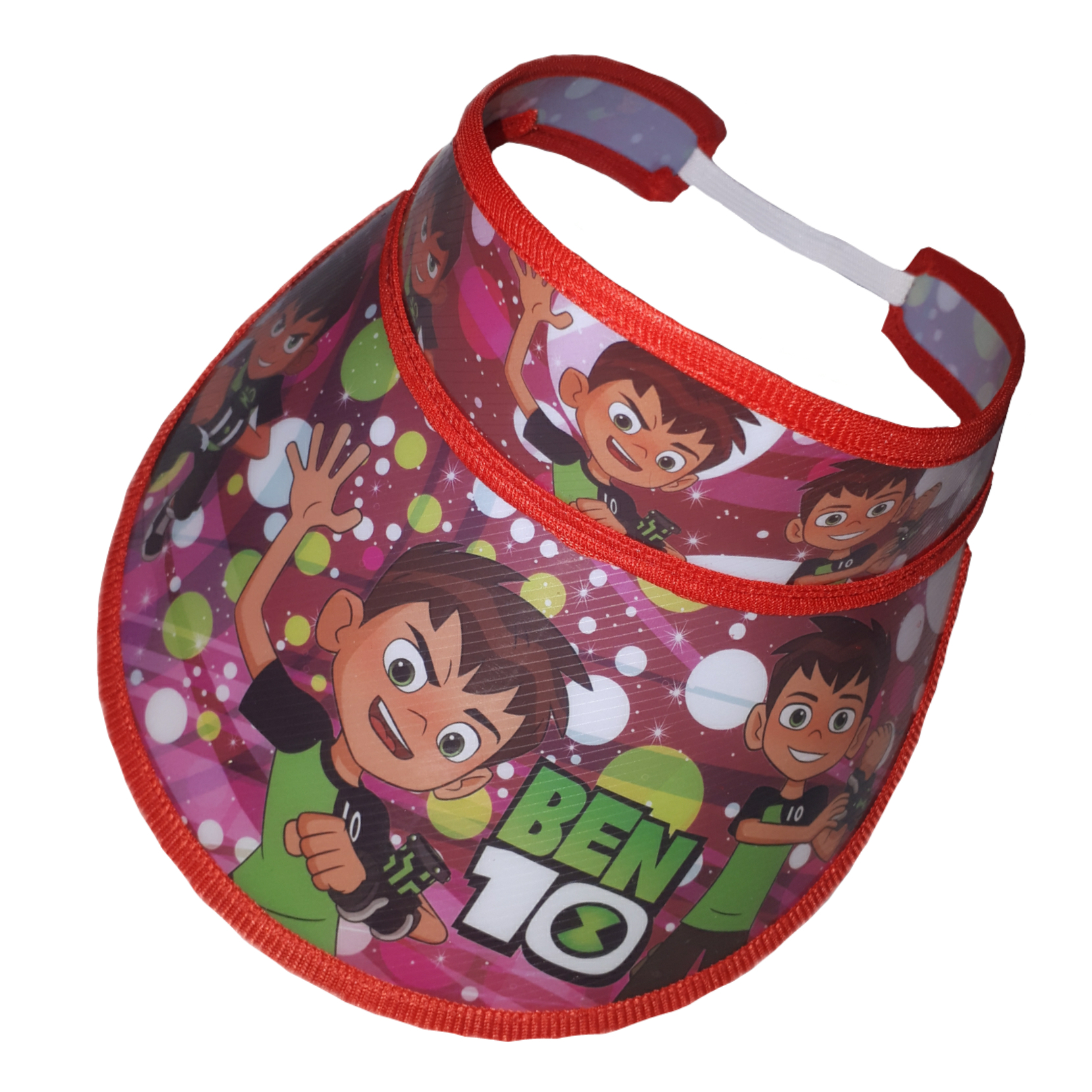 کلاه آفتابگیر بچگانه مدل بن تن رنگ قرمز