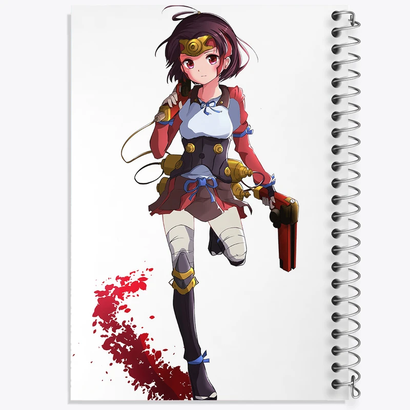 دفتر مشق 100 برگ خندالو طرح مومی کابانری (Kabaneri) کد 35994