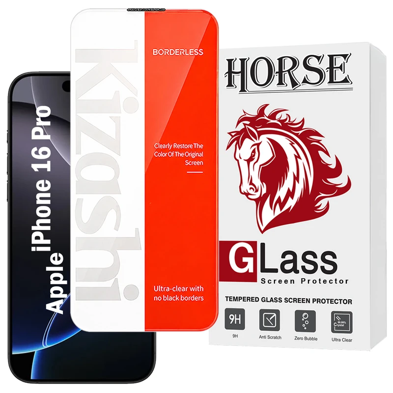 محافظ صفحه نمایش هورس مدل KIZNOSTH مناسب برای گوشی موبایل اپل iPhone 16 Pro 