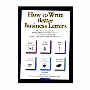 کتاب How to Write Better Buusiness Letters اثر آندرا بی جفنر انتشارات بارونس
