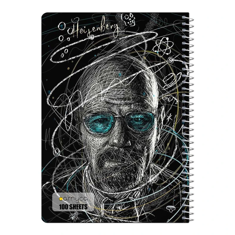 دفتر مشق 100 برگ سیمی کارنیکا طرح بریکینگ بد Breaking Bad کد 62455