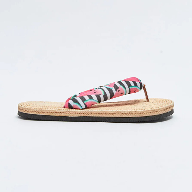 دمپایی لاانگشتی زنانه ال سی وایکیکی مدل دولایه فول طبی استپ دار