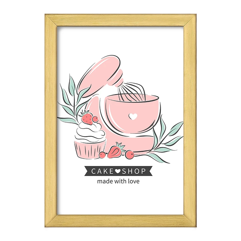 تابلو خندالو طرح کیک و شیرینی پزی کد 36669