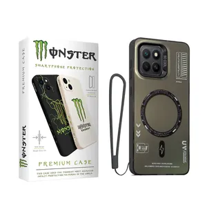 کاور مانستر مدل SoCool Strap مناسب برای گوشی موبایل آنر X8c به همراه بند آویز