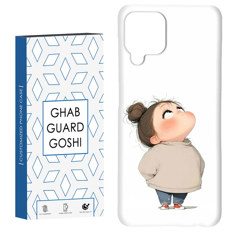 کاور قاب گارد گوشی طرح دخترانه کد Dimo-949 مناسب برای گوشی موبایل سامسونگ Galaxy A12 / Galaxy M12