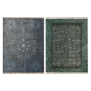 فرش ماشینی دو رو نیروانا مدل Lotus