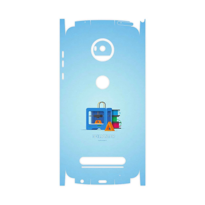 برچسب پوششی ماهوت مدل 3D Printer-FullSkin مناسب برای گوشی موبایل موتورولا Moto Z2 Play
