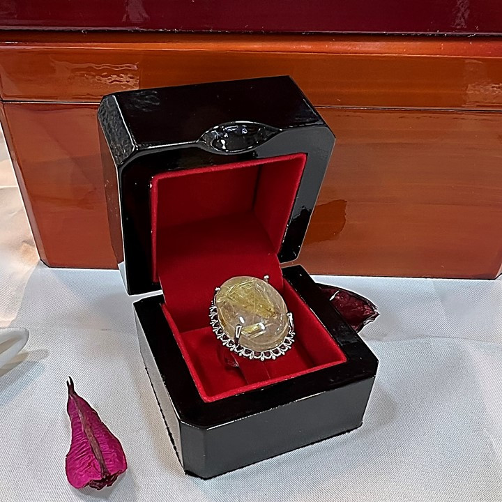 انگشتر نقره زنانه مدل در مویی کد glsr-25500