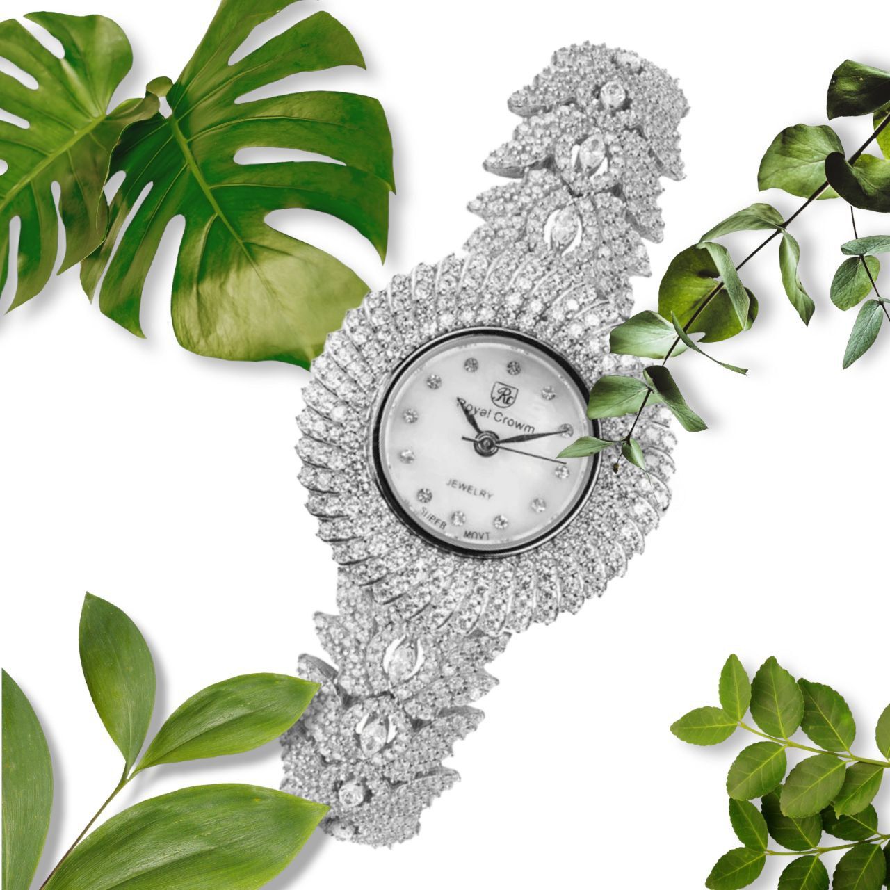 ساعت مچی عقربه ای زنانه رویال کرون مدل RZZDEH-085 ساچ - - 5