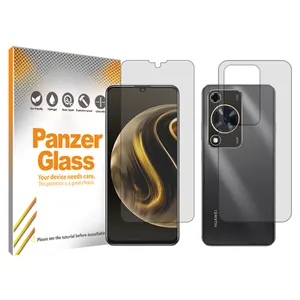 Panzer Glass Resistant model transparent screen protector suitable for Huawei Enjoy 70 mobile phone along with the back protector