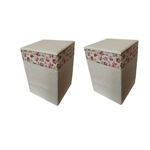 سبد رخت چرک مدل box-2 مجموعه ۲ عددی