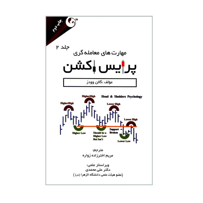 کتاب مهارت های معامله گری پرایس اکشن اثر گالن وودز انتشارات مهربان جلد 2