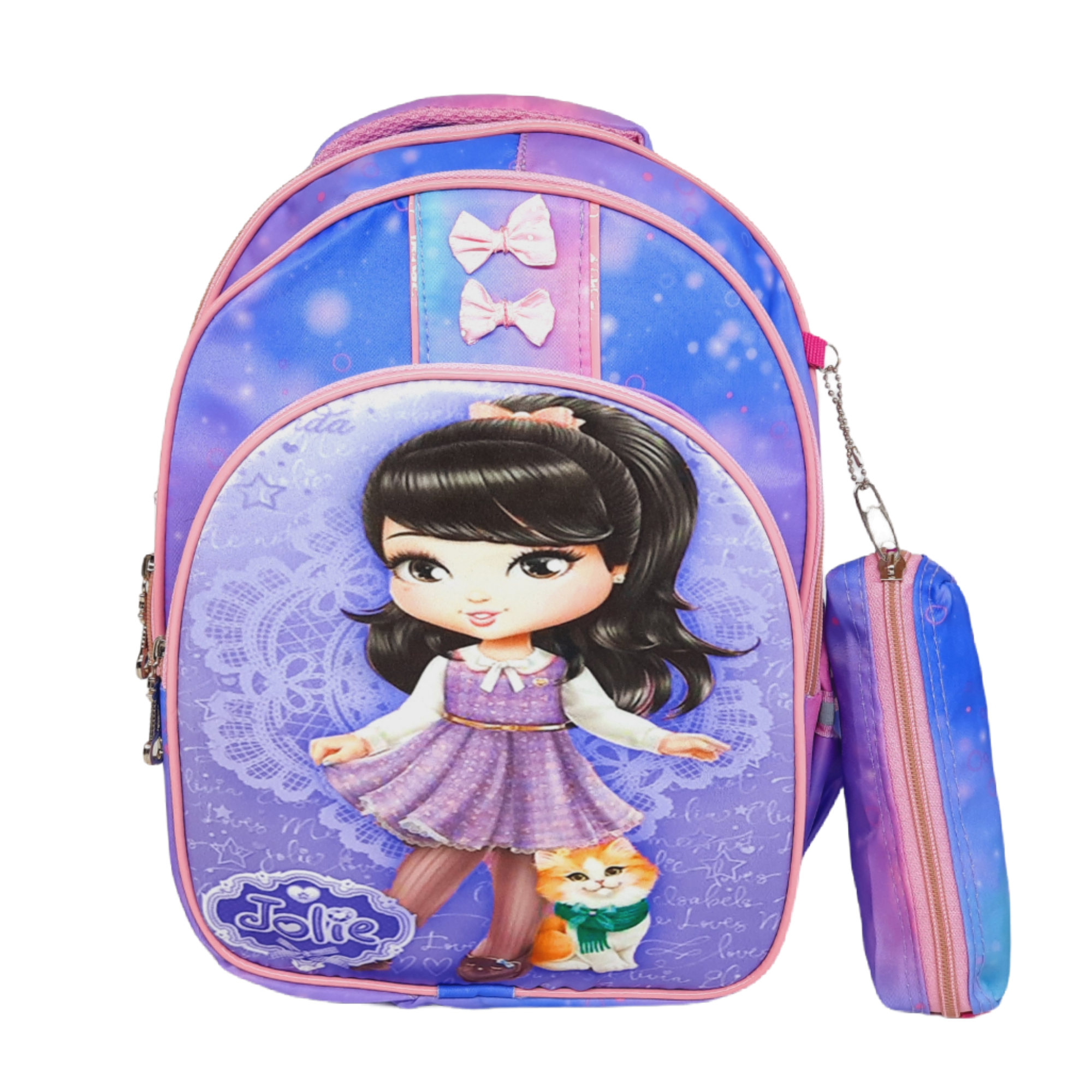 کوله پشتی مدل جولی کد C0503 به همراه جامدادی