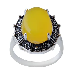    انگشتر نقره زنانه بازرگانی میلادی کد AW_305