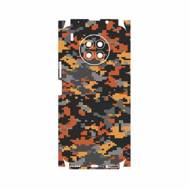 برچسب پوششی ماهوت مدل Army-Autumn-pixel-FullSkin مناسب برای گوشی موبایل آنر 50 Lite