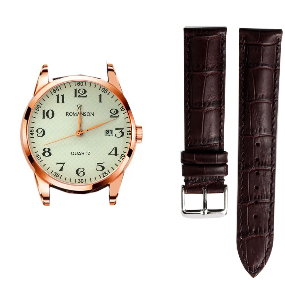 ساعت مچی عقربهای مردانه کوارتز مدل تاریخ دار کد 7 - - 8