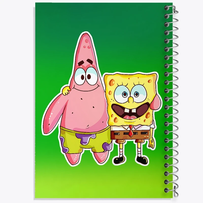 دفتر نقاشی 50 برگ خندالو طرح باب اسفنجی و پاتریک کد F1860
