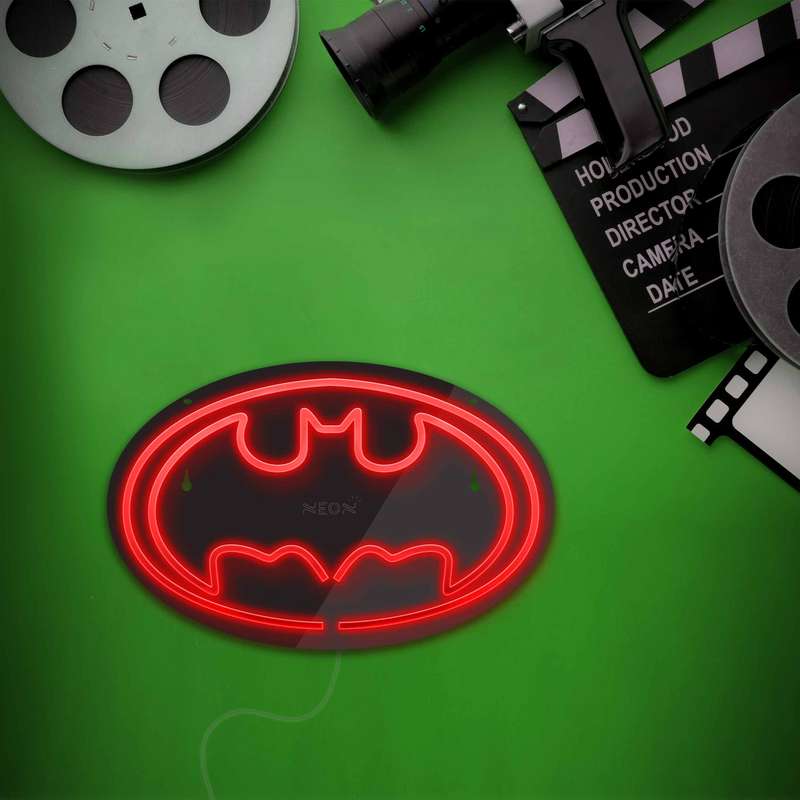 چراغ دیواری نئون دیزاین طرح Batman-BL_RD