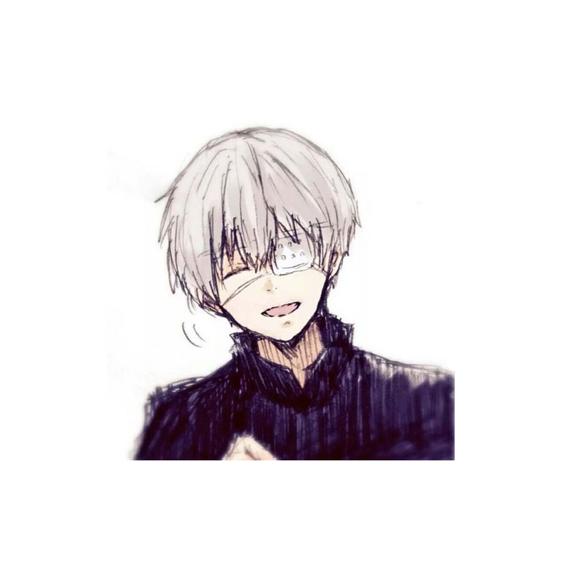 استیکر لپ تاپ و موبایل مدل انیمه طرح توکیو غول کن کانکی Tokyo Ghoul Ken Kaneki کد 2482