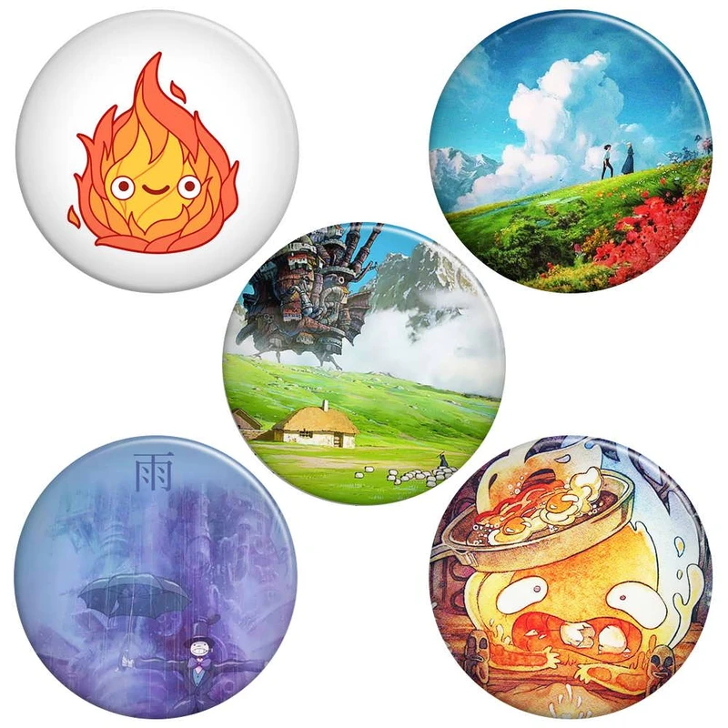 پیکسل گالری باجو طرح انیمه قلعه متحرک هاول کد howl moving castle 22 مجموعه 5 عددی