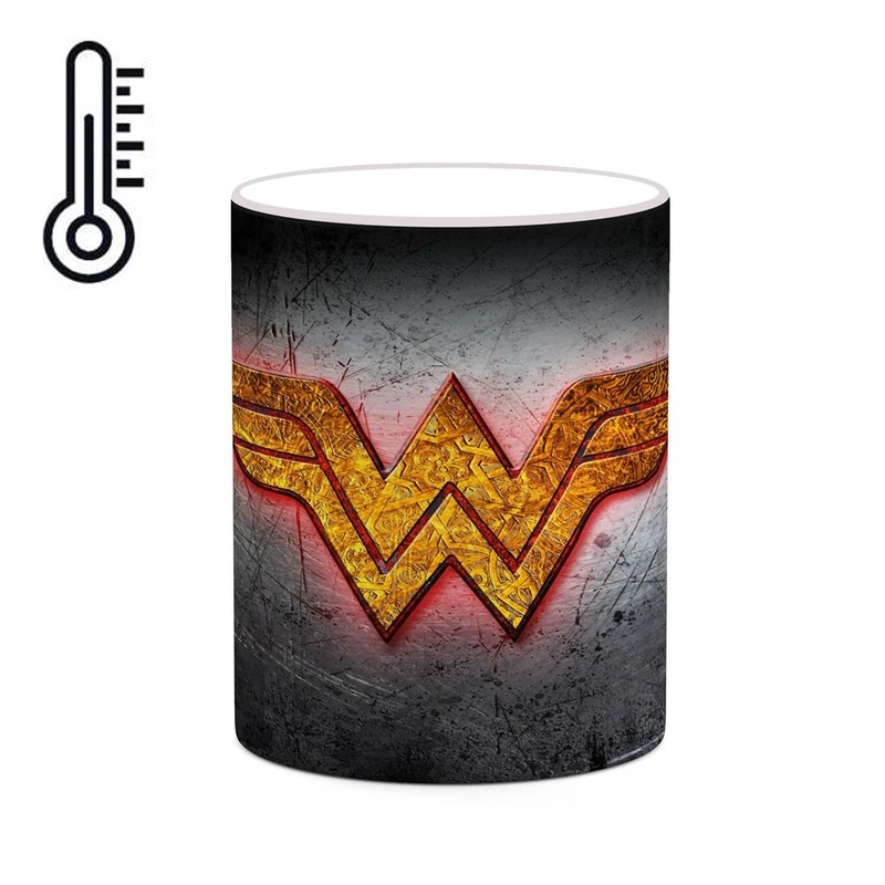 ماگ حرارتی کاکتی مدل واندر وومن Wonder Woman کد mgh40367