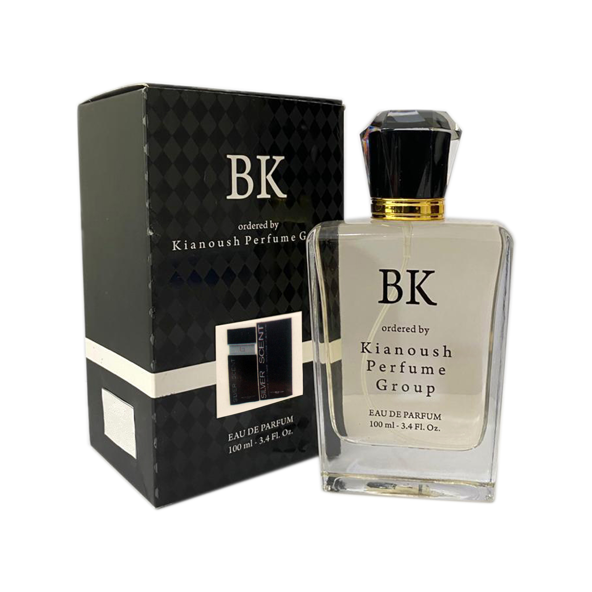 ادو پرفیوم مردانه بی کی مدل silver scent حجم 100 میلی لیتر