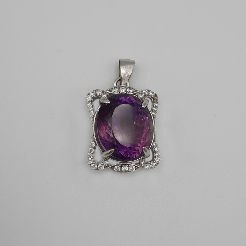 آویز گردنبند نقره زنانه کد 20004 آویز گردنبند نقره زنانه کد 20004