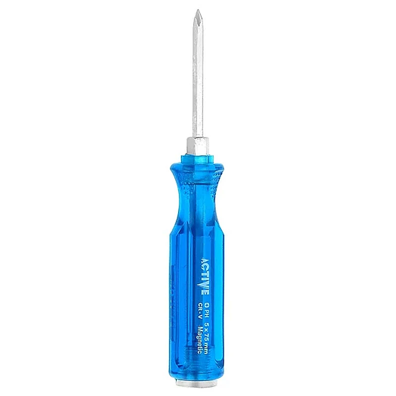 پیچ گوشتی چهارسو ضربه خور صنعتی اکتیو تولز مدل 001 سایز 75*5 میلی متر
