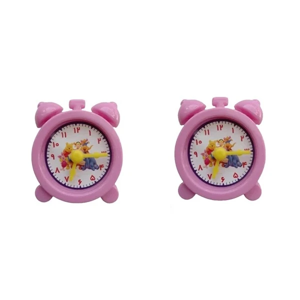 تراش مدل ساعت طرح کرومی و ملودی بسته 2 عددی