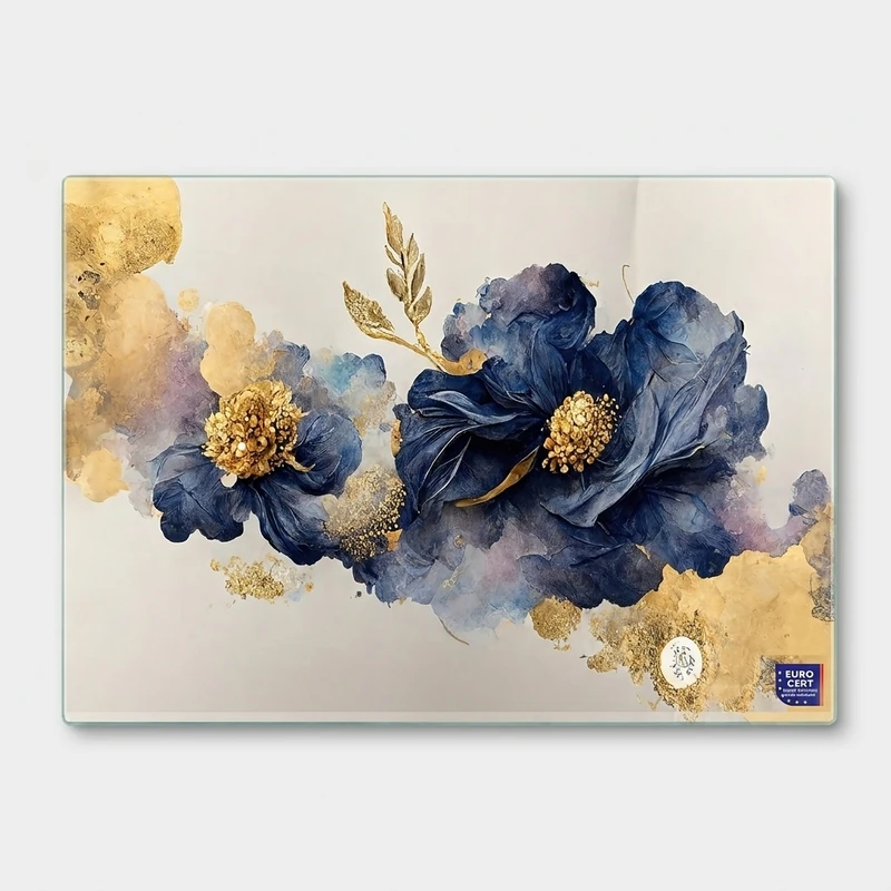 تخته گوشت مدل شیشه ای flower