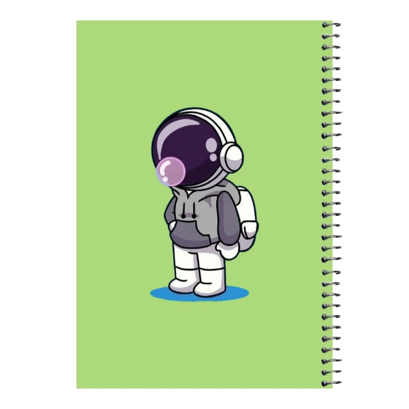 دفتر مشق 80 برگ اس جی مدل فضانورد   