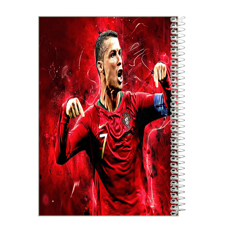 دفتر مشق 60 برگ طرح کریس رونالدو کد mr4