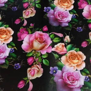 کاغذ کادو مدل گلاسه طرح گل مجموعه 5 عددی