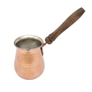 قهوه جوش مدل مسی دسته چوب کد 1302