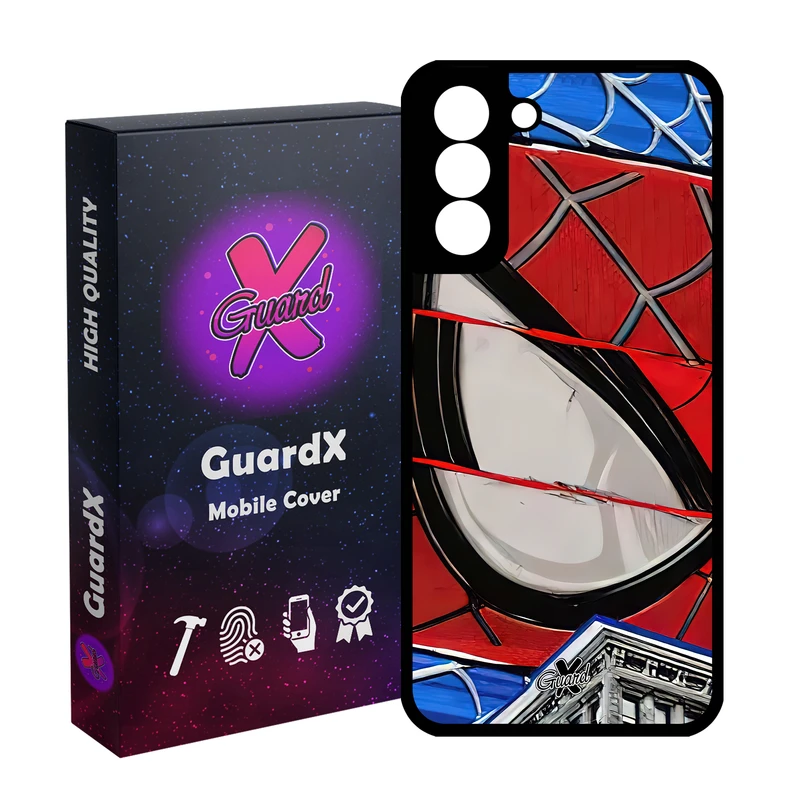 کاور گارد ایکس طرح مرد عنکبوتی مدل Glass10491 مناسب برای گوشی موبایل سامسونگ Galaxy S21 FE