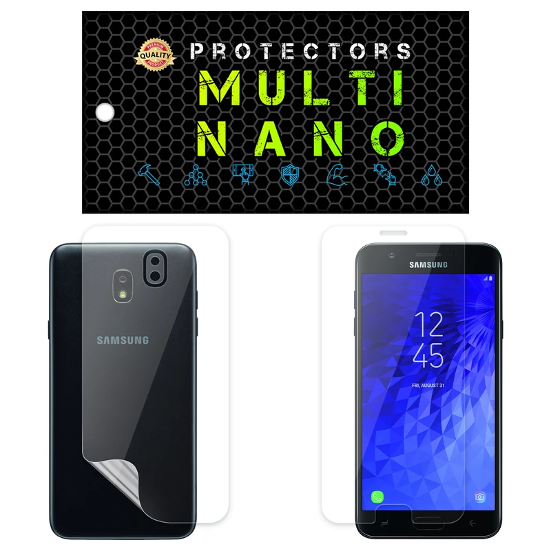 محافظ صفحه نمایش مولتی نانو مدل X-SFT مناسب برای گوشی موبایل سامسونگ Galaxy J7 2018 به همراه محافظ پشت