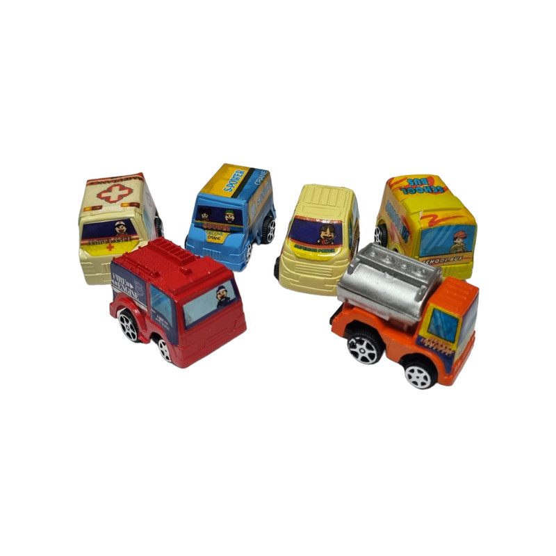 ماشین بازی مدل مجموعه 6 عددی کیفی