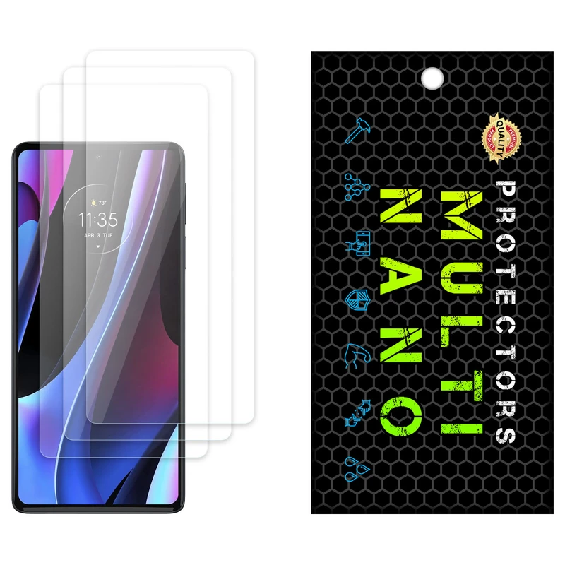 محافظ صفحه نمایش مولتی نانو مدل X-S3N مناسب برای گوشی موبایل موتورولا Edge Plus 5G UW بسته سه عددی