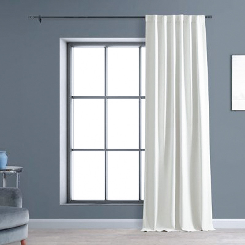پرده مدل ساده آستر فلامنت سایز 180x275 سانتیمتر