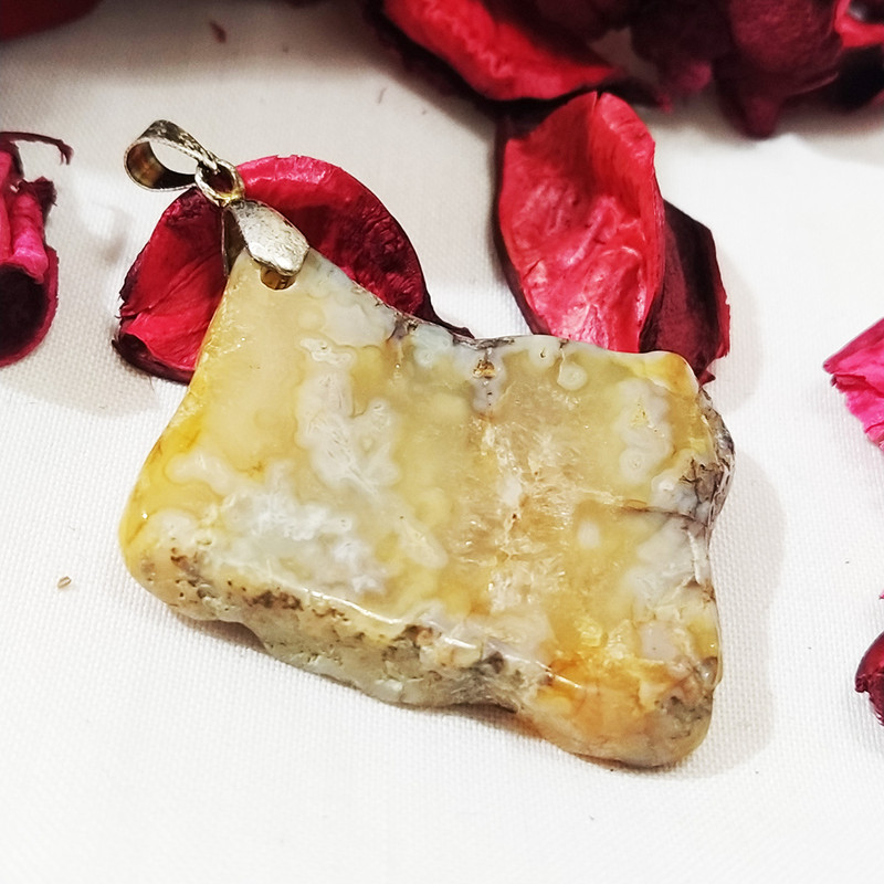 آویز گردنبند نقره زنانه سلین کالا مدل عقیق ce-As117