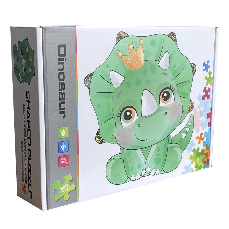 پازل 500 تکه طرح دایناسور مدل قالب اختصاصی
